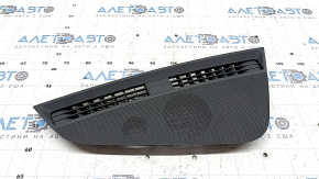 The front panel center trim for the Audi A5 F5 17-24 speakers is black, with a mesh, the mount is broken.