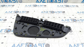 The front panel center trim for the Audi A5 F5 17-24 speakers is black, with a mesh, the mount is broken.