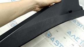 Left upper arch trim for BMW 4 Series F36 15-20 Gran Coupe, black SCHWARZ, broken mount, scratches
