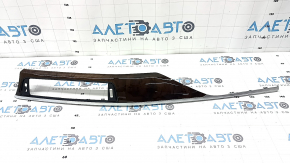 Front panel center trim BMW 4 F32/33/36 14-20 wood grain, type 2, scratches, crack in fastening