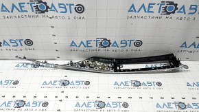 Front panel center trim BMW 4 F32/33/36 14-20 wood grain, type 2, scratches, crack in fastening