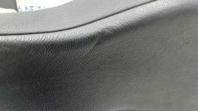 Right 2nd row seat side panel for BMW 4 Series F36 15-20 Gran Coupe, black leather, dents, needs cleaning