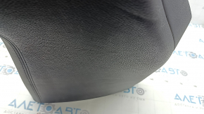 Right 2nd row seat side panel for BMW 4 Series F36 15-20 Gran Coupe, black leather, dents, needs cleaning
