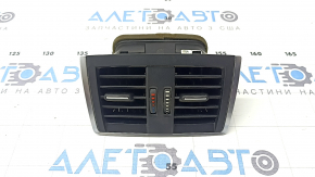 BMW 4 F32/33/36 14-20 center console air duct deflector, black with chrome, broken fasteners