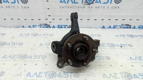 The front right axle with hub for a Lexus RX350 RX450h 10-15 is rusty and wedge-shaped.