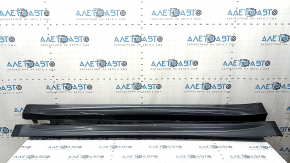 Set of side skirts for BMW 4 Series F36 15-20 Gran Coupe, M Pack, graphite, scratches