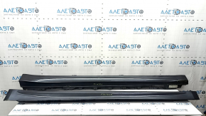 Set of side skirts for BMW 4 Series F36 15-20 Gran Coupe, M Pack, graphite, scratches