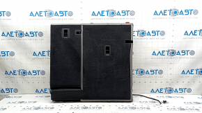 Rear seats, 2nd row, upper right, Audi A5 F5 18-19, 5D, gray leather with perforation, Sport, with belt