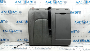 Rear seats, 2nd row, upper right, Audi A5 F5 18-19, 5D, gray leather with perforation, Sport, with belt