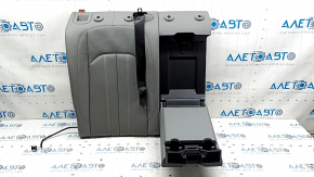 Rear seats, 2nd row, upper right, Audi A5 F5 18-19, 5D, gray leather with perforation, Sport, with belt