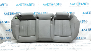 Rear seats, 2nd row, lower part, Audi A5 F5 18-19, 5D leather, gray with perforation, Sport, worn, needs cleaning