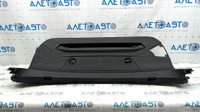 Lower trunk lid trim for BMW 4 Series F36 15-20 Gran Coupe, black SCHWARZ, scratches, broken mount, no hatch, needs cleaning