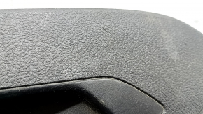 Lower trunk lid trim for BMW 4 Series F36 15-20 Gran Coupe, black SCHWARZ, scratches, broken mount, no hatch, needs cleaning