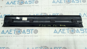 Front left inner door sill trim for BMW 4 Series F36 15-20 Gran Coupe, black, for cleaning