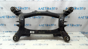 Rear subframe BMW 4 F36 15-20 Gran Coupe, 2 torn subframe struts, 3 microcracks in the gearbox strut