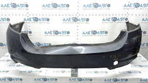 Bare rear bumper BMW 4 Series F36 15-20 Gran Coupe, for parking sensors, M Pack, graphite, broken fasteners, pressed, scratches, deformed