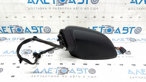 Left side mirror assembly for Audi A5 F5 18-19 5D, 15 pins, graphite, heated, turn signal, auto-dimming, BSM, auto-folding