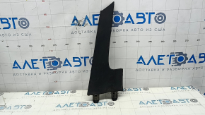 BMW 4 Series F36 15-20 Gran Coupe rear pillar trim panel, upper right, black, SCHWARZ, scratches, needs cleaning
