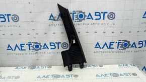 BMW 4 Series F36 15-20 Gran Coupe rear pillar trim panel, upper right, black, SCHWARZ, scratches, needs cleaning