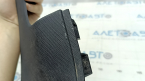 BMW 4 Series F36 15-20 Gran Coupe rear pillar trim panel, upper right, black, SCHWARZ, scratches, needs cleaning