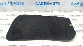 Front right mat for BMW 4 Series F36 15-20 Gran Coupe, black cloth, for cleaning