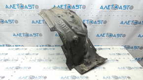 Front left rear fender liner BMW 4 F32/33/36 16-20 is dented and torn