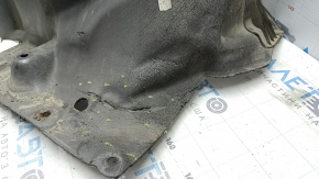 Front left rear fender liner BMW 4 F32/33/36 16-20 is dented and torn
