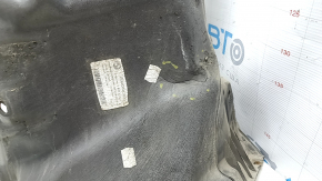 Front left rear fender liner BMW 4 F32/33/36 16-20 is dented and torn