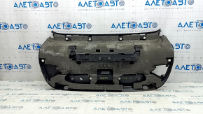 Lower trunk lid trim for BMW 4 Series F36 15-20 Gran Coupe, black SCHWARZ, scratches, broken mount, no hatch, needs cleaning