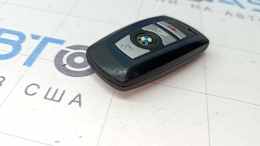 Smart BMW 4 key F32/33/36 14-20 4 buttons, blue insert, bumps, worn