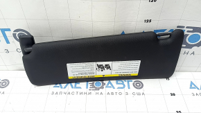 Right sun visor for BMW 4 Series F32/36 14-20 Coupe, Gran Coupe, black ANTHRAZITE, without hook, with backlight