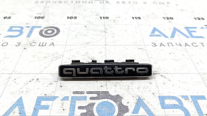 Emblem inscription "quattro" on the radiator grille Audi A5 F5 17-