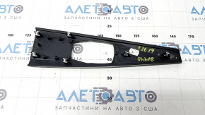 Center console trim for the multimedia joystick for BMW 4 Series F32/33/36 14-20 wood grain, scratches