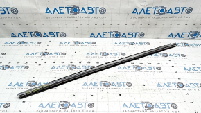 Door-glass molding, central rear left, Ford Fusion mk5 13-20, chrome, worn