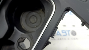 BMW 4 Series F32/33/36 16-20 center console trim with cup holders and mat, scratches, chrome peeling