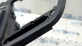 BMW 4 Series F32/33/36 16-20 center console trim with cup holders and mat, scratches, chrome peeling