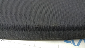 Rear shelf BMW 4 F36 15-20 Gran Coupe, front part, black, worn, tears, faded, needs cleaning