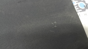 Rear shelf BMW 4 F36 15-20 Gran Coupe, front part, black, worn, tears, faded, needs cleaning