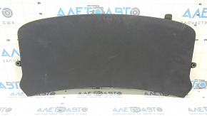 Rear shelf BMW 4 F36 15-20 Gran Coupe, rear part, black, faded, broken mount, worn, needs cleaning