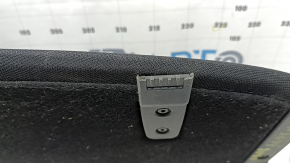 Rear shelf BMW 4 F36 15-20 Gran Coupe, rear part, black, faded, broken mount, worn, needs cleaning