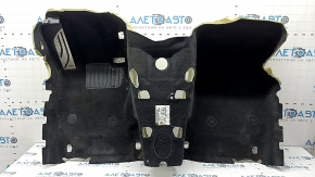 Front floor covering for BMW 4 Series F36 15-20 Gran Coupe, black, M Pack, with footrest, dry-cleanable