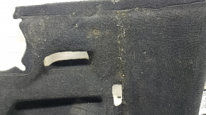 Rear floor covering for BMW 4 Series F36 15-20 Gran Coupe, black, dry-cleanable