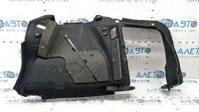 Left front lower arch trim for BMW 4 Series F36 15-20 Gran Coupe, black with hook