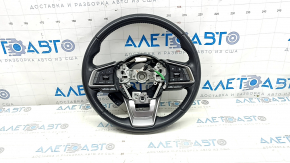 Subaru Forester 19-24 SK black leather steering wheel with pads and buttons, scratches