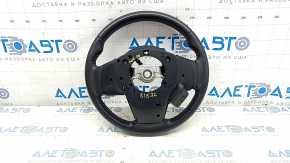 Subaru Forester 19-24 SK black leather steering wheel with pads and buttons, scratches