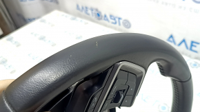 Subaru Forester 19-24 SK black leather steering wheel with pads and buttons, scratches
