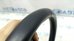 Subaru Forester 19-24 SK black leather steering wheel with pads and buttons, scratches