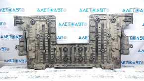 The rear underbody protection of the Nissan Ariya 23-25 AWD is scuffed.