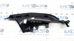 Door sill trim rear left inner BMW 4 F36 15-20 Gran Coupe, black