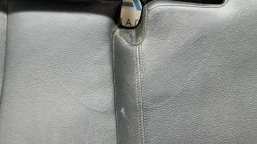Rear seats, 2nd row, lower part, BMW 4 Series F36 15-20 Gran Coupe, black leather, heated, Sport, dented, scratches, torn, contact with water, dry clean